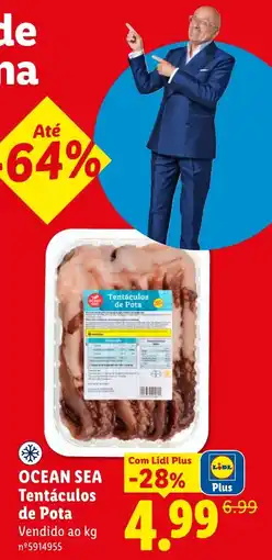 Lidl Ocean Sea Tentáculos de Pota promoção