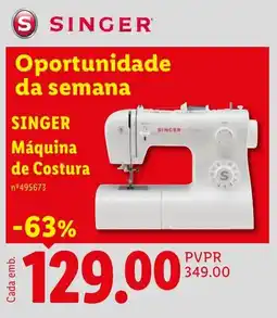 Lidl Singer máquina de costura promoção