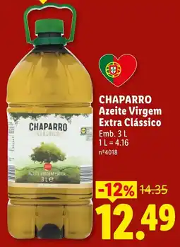 Lidl chaparro azeite virgem extra clássico promoção