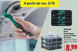 Lidl Parkside kit de desmontagem para carro/ clips de fixação promoção
