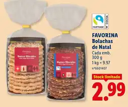 Lidl favorina bolachas de natal promoção