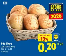 Lidl Pão Tigre promoção
