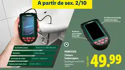 Lidl Parkside câmera endoscópica promoção