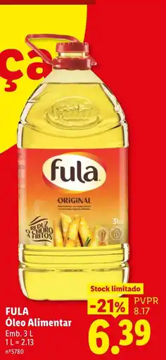 Lidl Fula Óleo Alimentar Original promoção