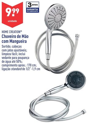 ALDI Home Creation Chuveiro de Mão com Mangueira promoção