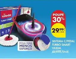 Pingo Doce Sistema c/pedal turbo smart vileda promoção