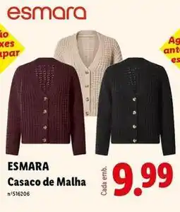 Lidl Esmara - casaco de malha promoção