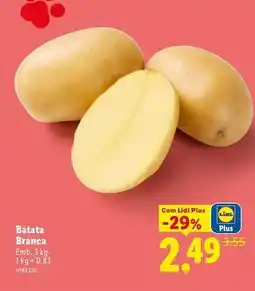 Lidl com - batata branca promoção