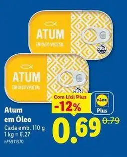 Lidl com - atum em oleo promoção