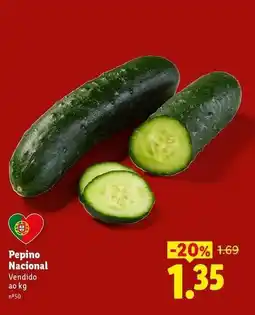 Lidl Nacional - pepino promoção