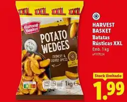 Lidl Xxl - batatas rústicas promoção