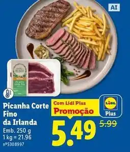 Lidl com - picanha corte fino da irlanda promoção