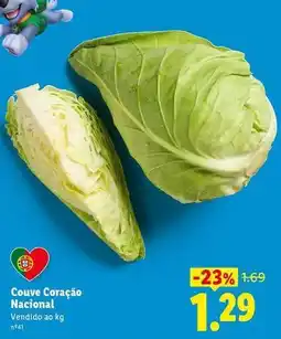 Lidl Nacional - couve coração promoção