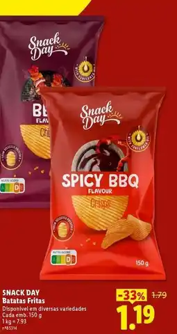 Lidl Snack day - snack day batata promoção