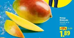 Lidl Manga maturada promoção