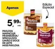 Continente Bom dia Pavlova maracuja framboesa/ speculoos limao e doce de leite promoção