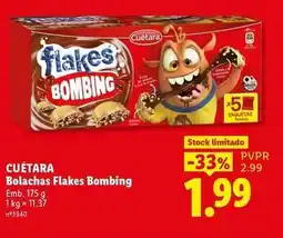 Lidl Cuétara - bolachas flakes bombing promoção