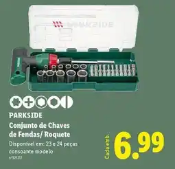 Lidl Parkside - conjunto de chaves de fendas/ roquete promoção