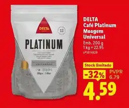 Lidl Delta q - café platinum promoção