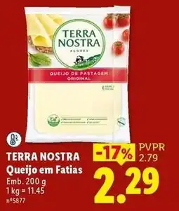 Lidl Terra nostra - queijo em fatias promoção
