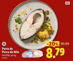 Lidl Posta de perca do nilo promoção
