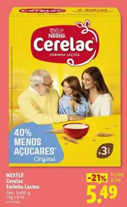 Lidl com - cerelac farinha lactea promoção