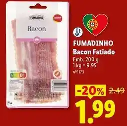 Lidl Fumadinho - bacon fatiado promoção