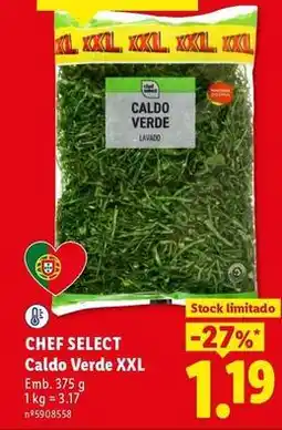 Lidl Chef select - caldo verde xxl promoção