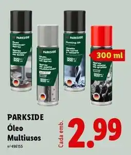 Lidl Parkside - oleo multiusos promoção