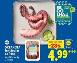 Lidl Ocean sea - tentaculos de pota promoção