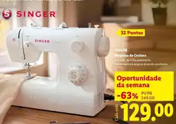 Lidl Singer - migintaine de costura promoção