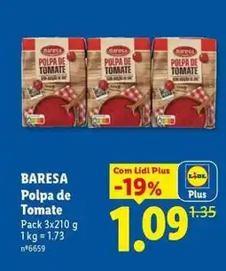 Lidl com - polpa de tomate promoção