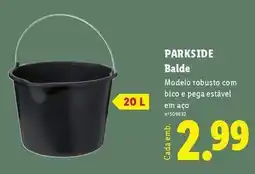 Lidl Parkside - balde promoção