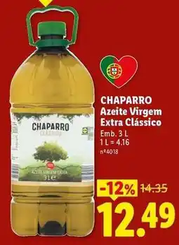 Lidl Chaparro - azeite virgem extra clásico promoção
