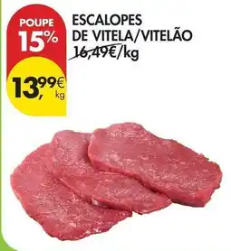 Pingo Doce Escalopes de vitela/vitelao promoção