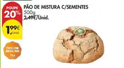 Pingo Doce com - pão de mistura c/ sementes promoção