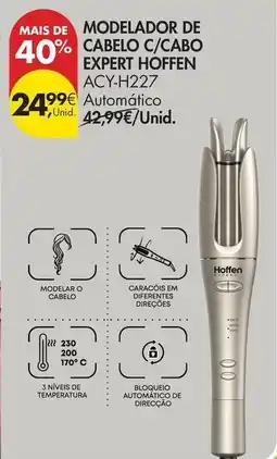 Pingo Doce Hoffen - modelador de cabelo c/ cabo expert promoção