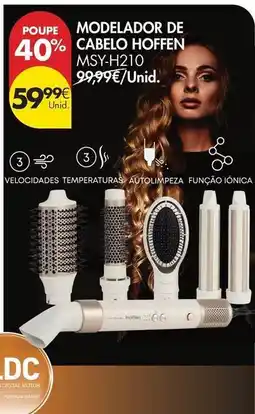 Pingo Doce Hoffen - modelador de cabelo moyf-2110 promoção