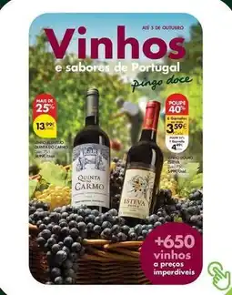 Pingo Doce Esteva - vinho de portugal promoção