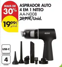 Pingo Doce Aspirador auto 4 em 1 niteo promoção