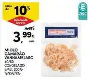 Continente Bom dia Miolo camarao vannamei asc promoção