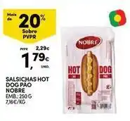 Continente Bom dia Nobre - salsichas hot dog pao promoção