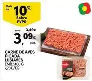 Continente Bom dia Lusíadas - carne de aves picada promoção