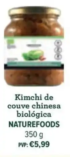 Celeiro Kimchi de couve chinesa biológica naturefoods promoção