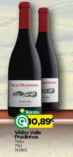 Supermercados Preços Baixos Vinho Valle Pradinhos promoção