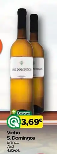 Supermercados Preços Baixos Vinho S. Domingos Branco promoção