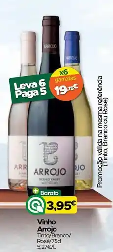 Supermercados Preços Baixos Vinho Arrojo promoção