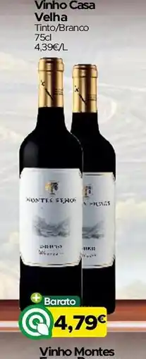 Supermercados Preços Baixos Vinho Montes Velha promoção