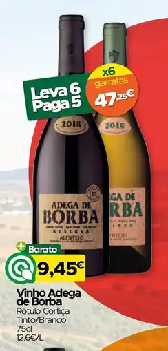 Supermercados Preços Baixos Vinho Adega de Borba promoção