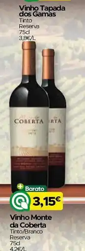 Supermercados Preços Baixos Vinho Monte da Coberta promoção